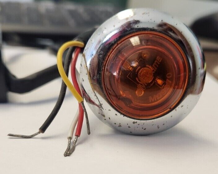 Maxxima M09370Y LED Micro Strobe Warning 1" Round - 10135