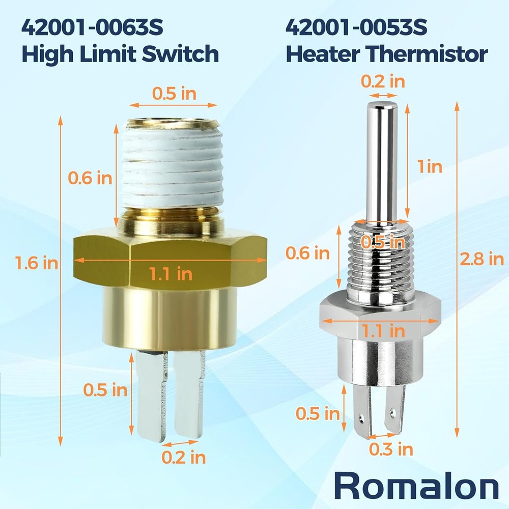 Stack Flue Sensor/Heater Thermistor 42001-0063S/ Switch 42001-0063S for Pentair
