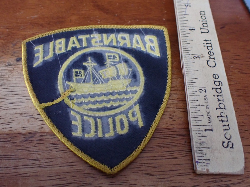BARNSTABLE MASSACHUSETTS EARLY VEST PATCH BX Y#4