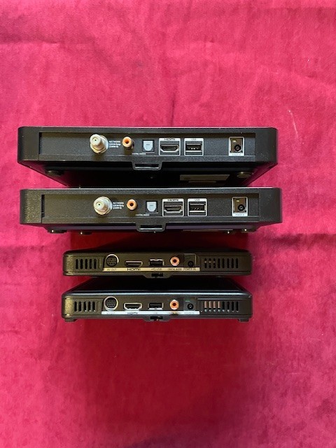DirecTV Receiver - 4 Boxes - all AC Adapters - 4 Remotes, recently used