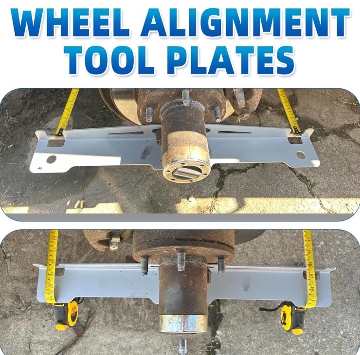 Fuzqq Toe Alignment Tool Plates used for measuring and adjusting wheel alignment