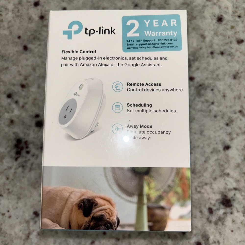 TP-Link - HS100 - Smart WiFi Plug - w/ Google Assistant & Amazon Alexa