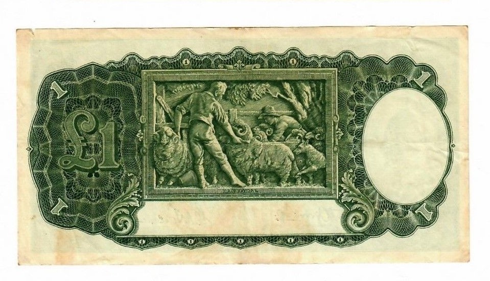 Australia Commonwealth 1 Pound Note P26b Coombs Wilson***Nice Note***