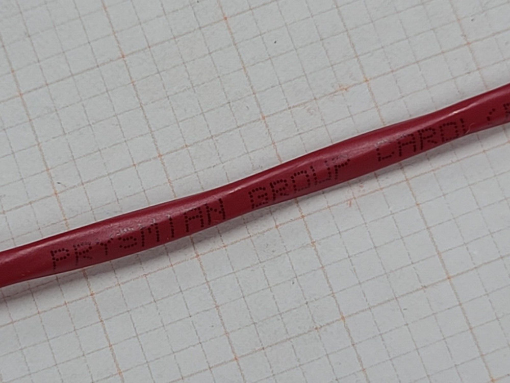 Carol E3504S 18/4C Solid Plenum Fire Alarm Wire Cable FPLP Red /100ft