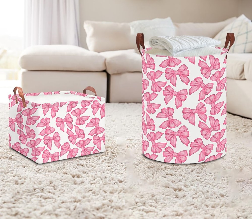 NTAOHAMPER Rectangular Storage Baskets，Gift Basket,Book Box,Room Decor(Big Bo...