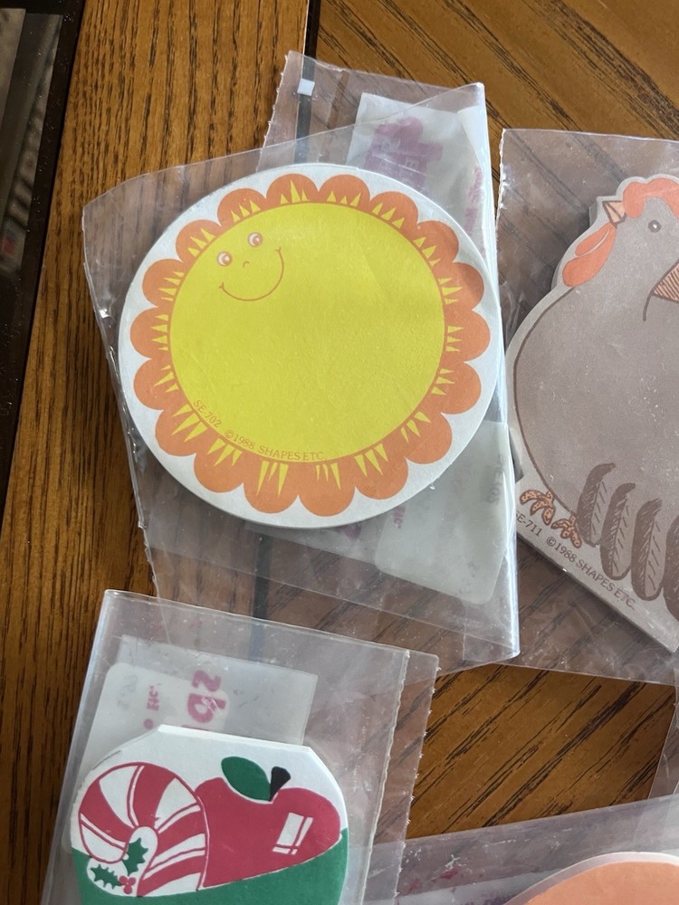 Vintage Shapes Etc. Shaped Notepad - Assorted Lot