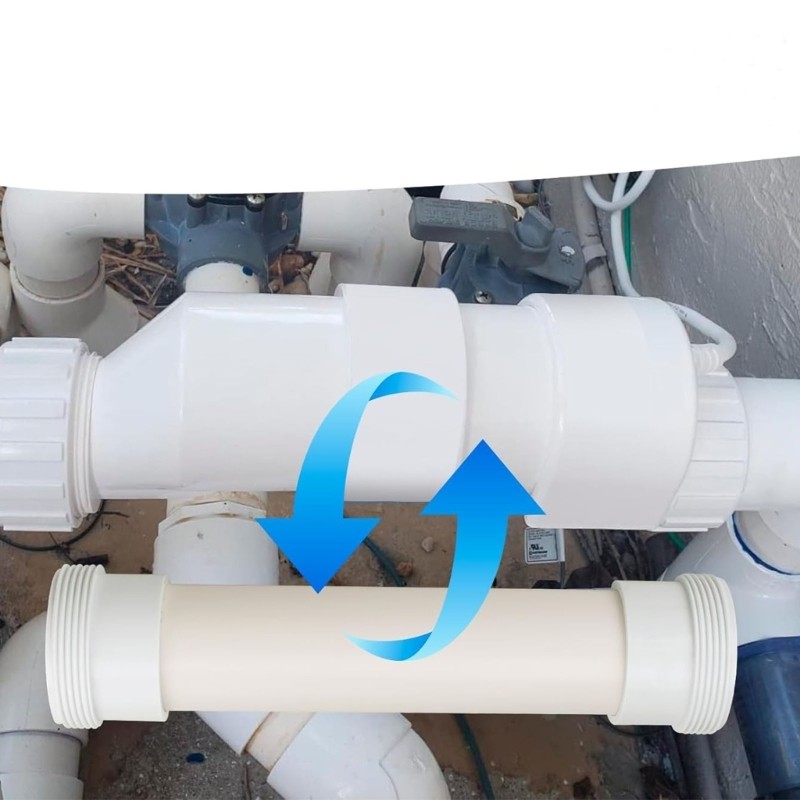 Heavy Duty Plastic Pipe for Pool Salt System Compatibility and Easy Installation