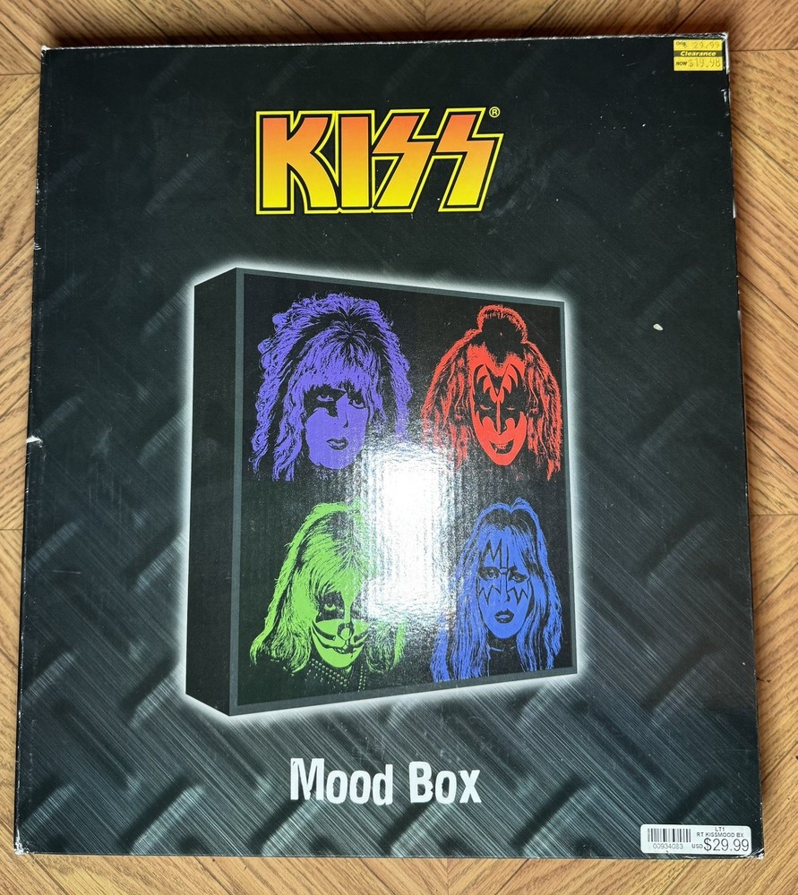 Kiss Mood Box 2007  New In Box Rock Band Memorabilia Vintage