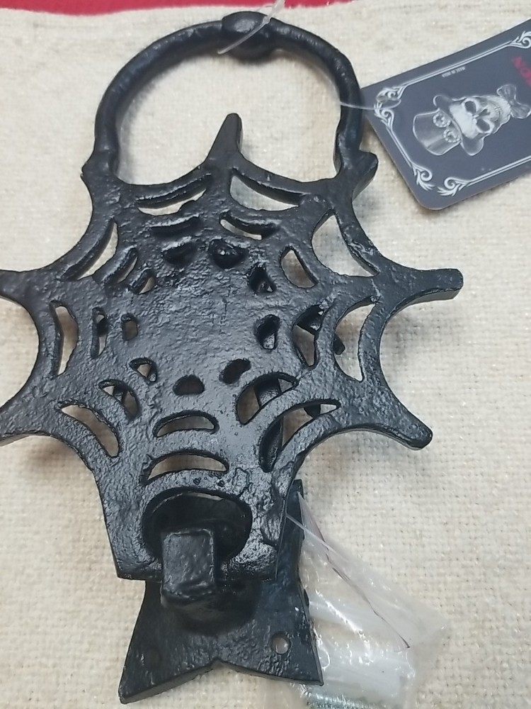 Grimson Gate cast Iron Spider web door knocker