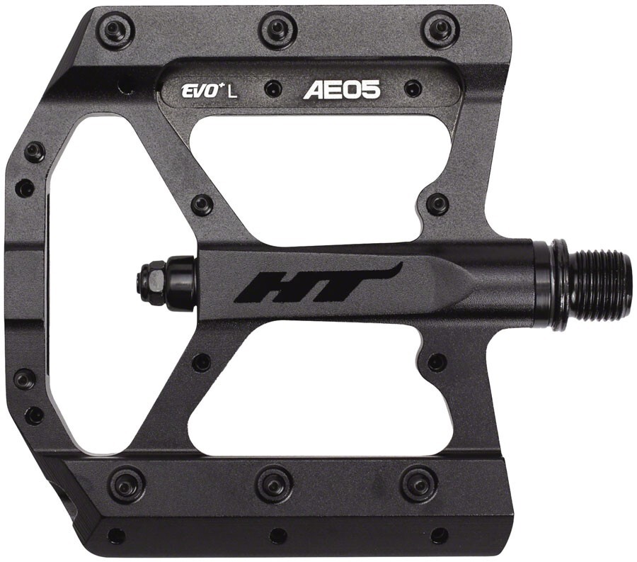 HT Components AE05(EVO+) Pedals - Platform, Aluminum, 9/16", Stealth