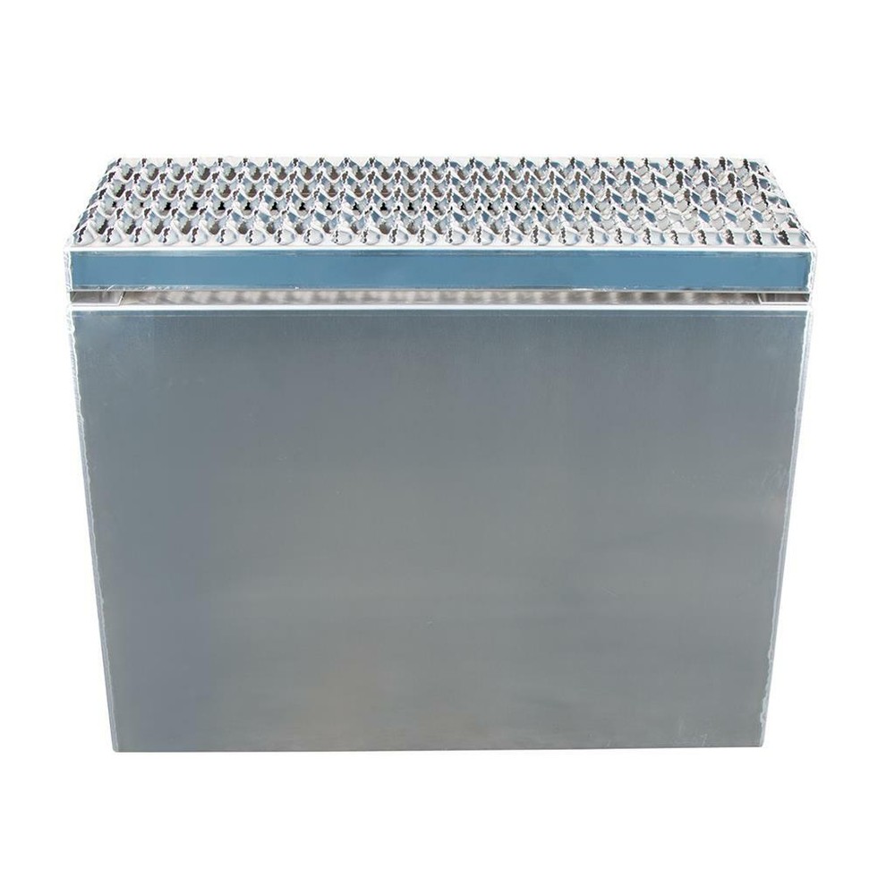30" Aluminum Step Saddle Box with Lock and Keys