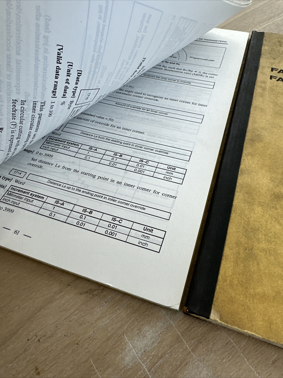 Fanuc Series 21i-Model A, 210i-Model A Parameter Manual Vol 1&2 B-63090EN/01