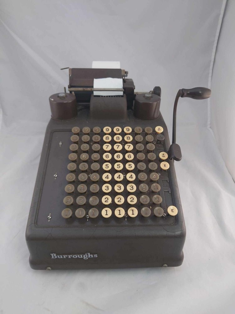 Historically Significant Antique Burroughs Adding Machine - Still Useful Today!