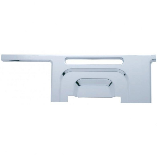 UP 41230 - Chrome Center Dash Panel Trim Above Steering Column For Peterbilt