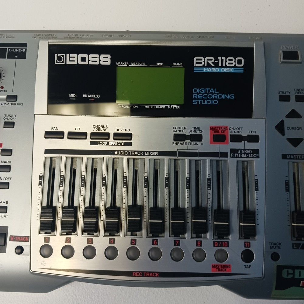 BOSS BR-1180 MTR Multi-Track Recorder No adapter Untested