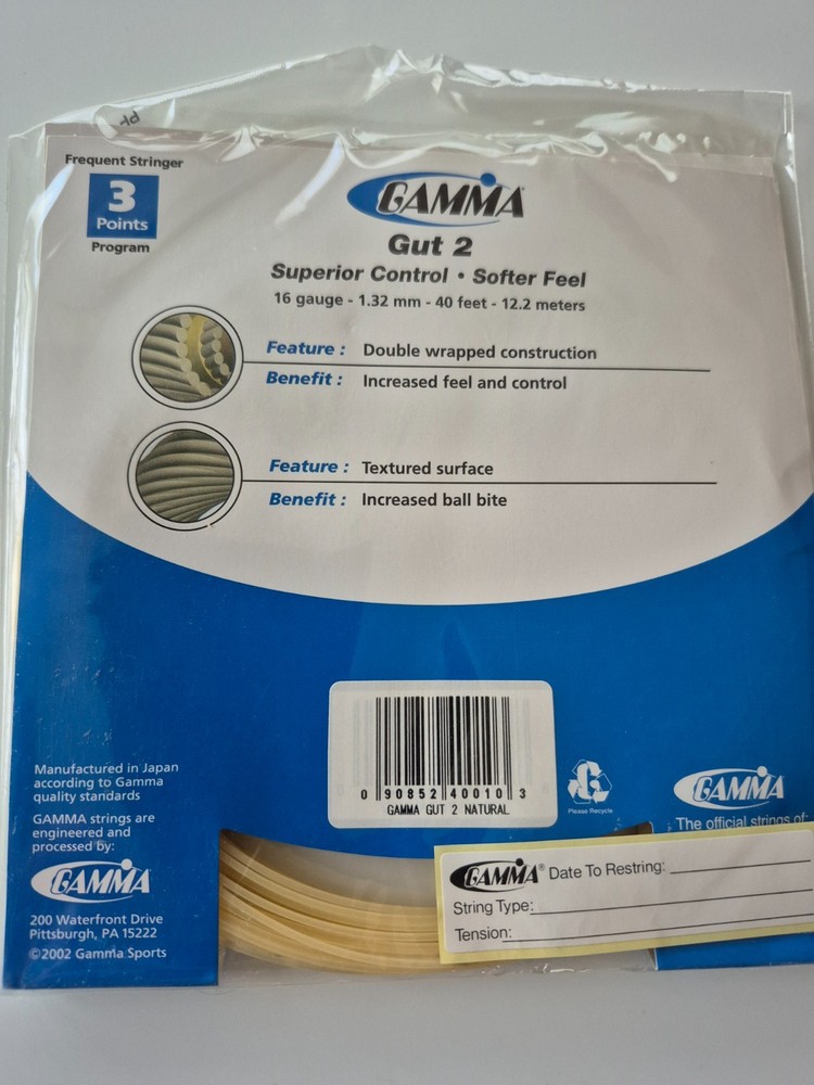 Gamma Gut 2 String 16 Gauge