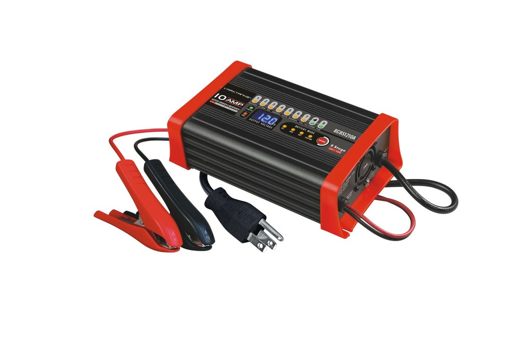 VMAX BC8S1210A 8 Stage Smart Charger FULLY AUTOMATIC comp w/ 10A 12V Batteries