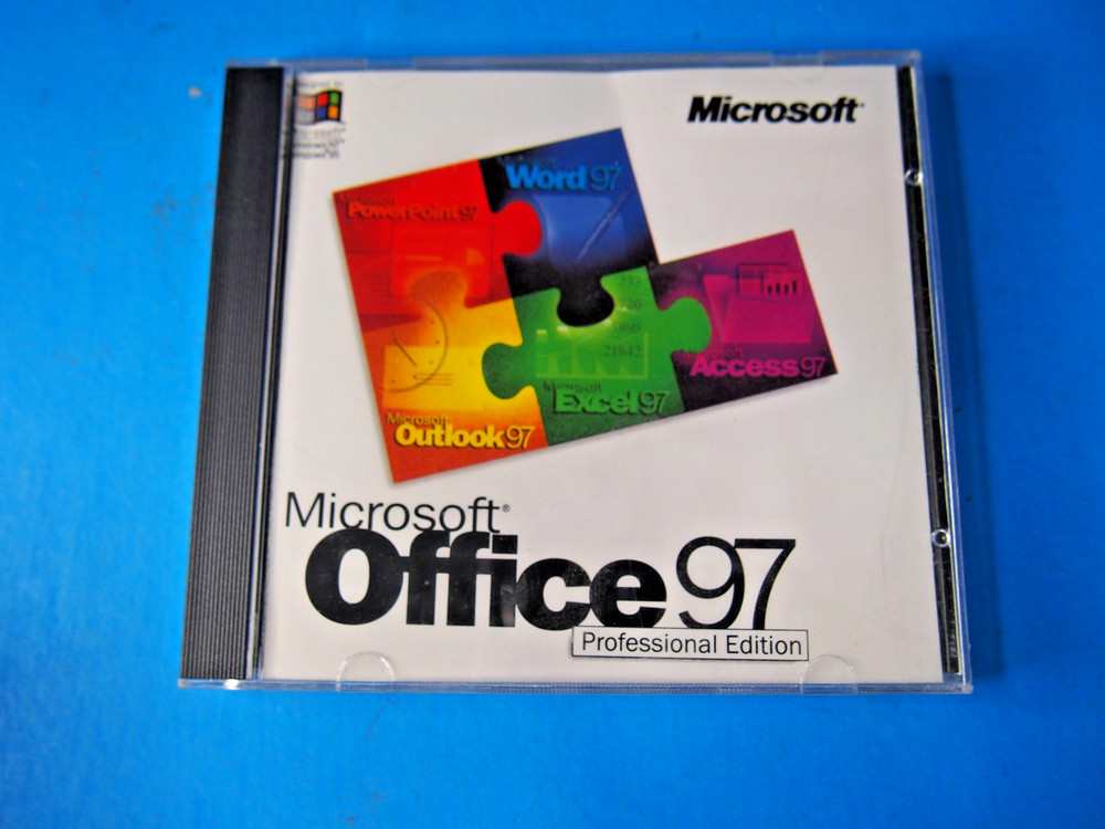 Microsoft Office 97 1997 Professional Edition - With Key