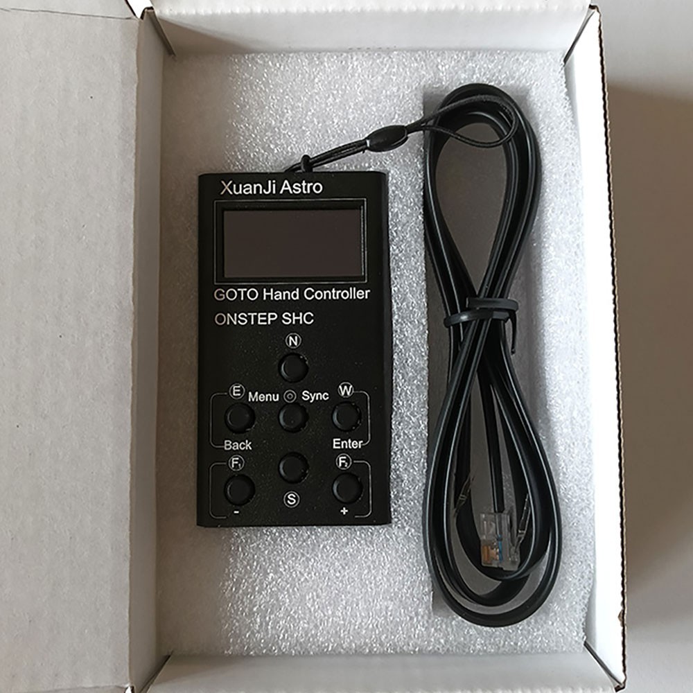 GOTO Metal Equatorial Mount Low Delay OLED 1.3" Hand Controller for Onstep
