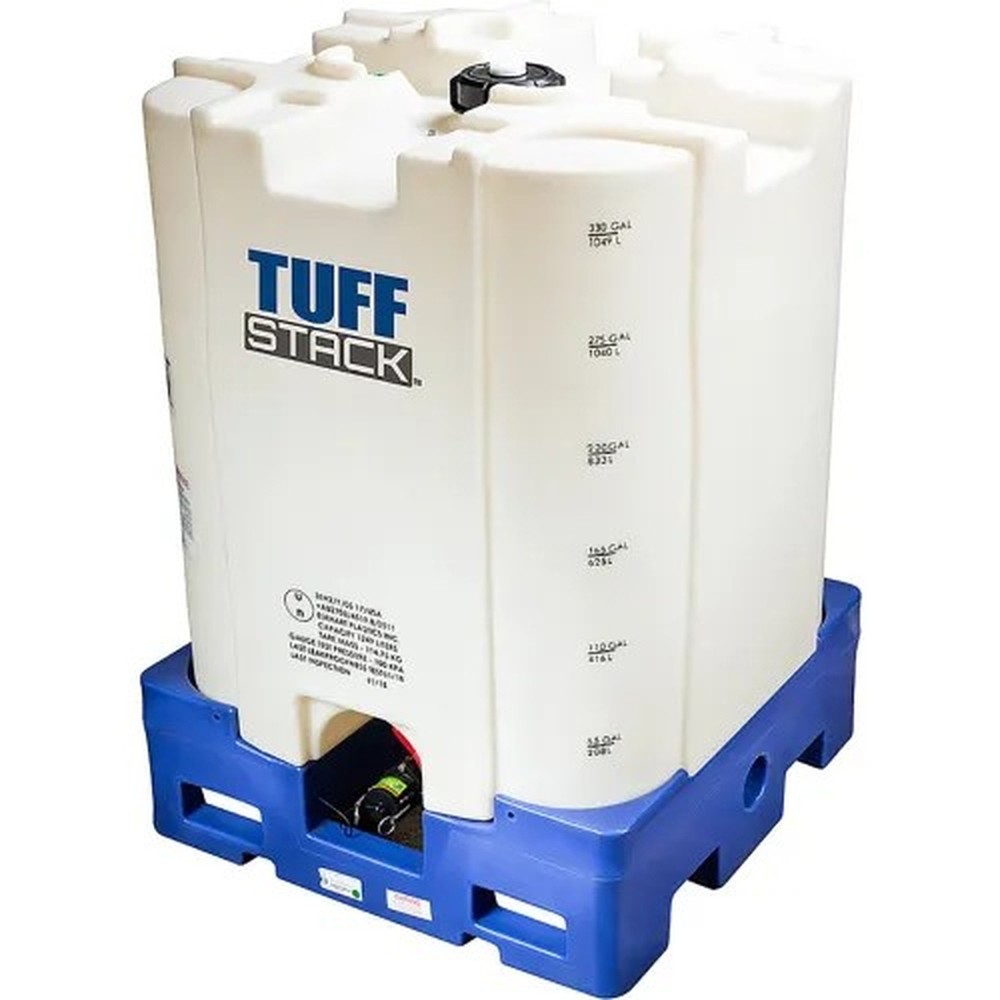 IBC Container 275 Gallon - Stackable 45"L x 45"W x 56"H