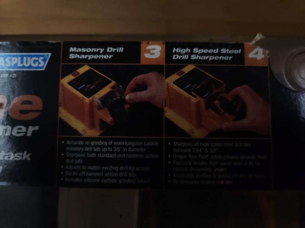 Plasplugs 4 In One Power Sharpener Model DSF425HD