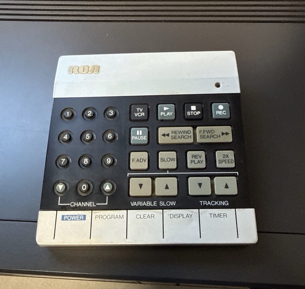 RCA Selectavision Video Cassette Recorder VCR VLT470 | Remote Manual | Untested