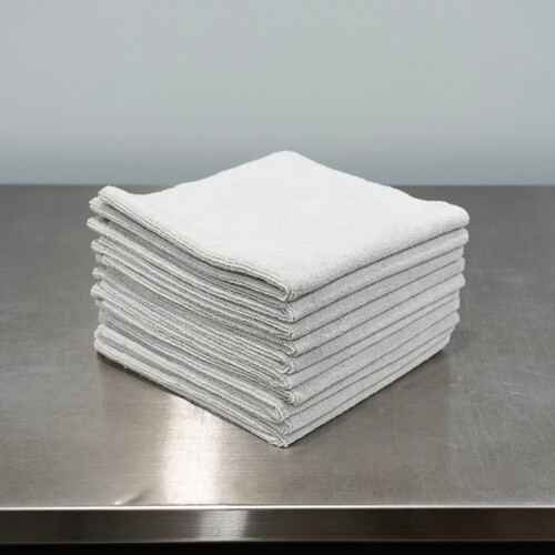The Clean Garage Do It All Microfiber Towel | Gray | 10 Pack