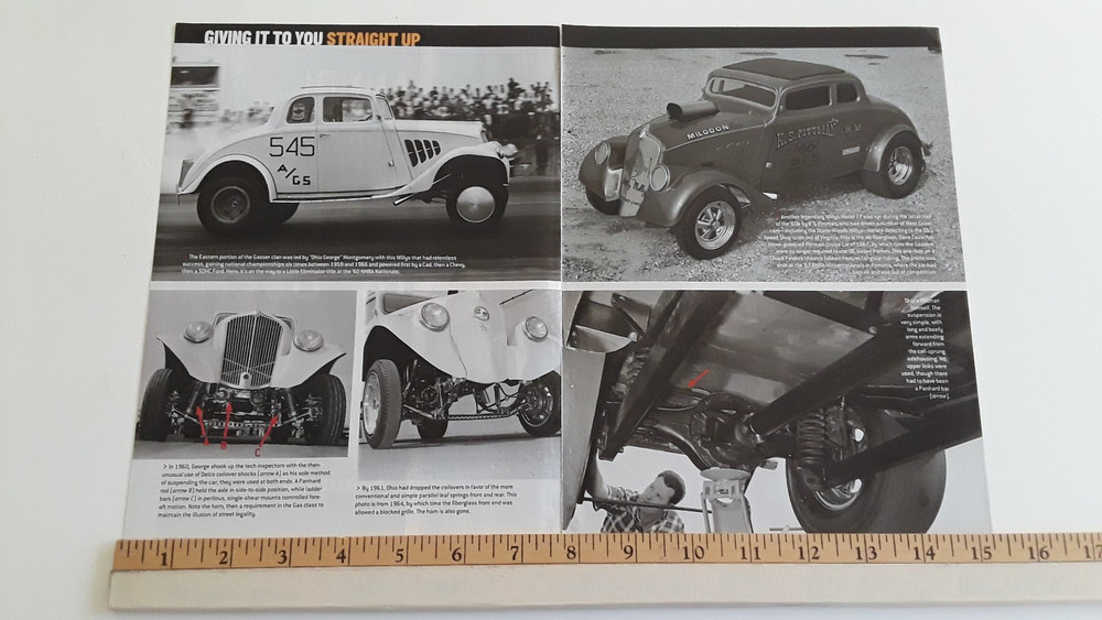 SOLID AXLE GASSERS - WILLYS RACE CARS - ORIGINAL 2012 ARTICLE