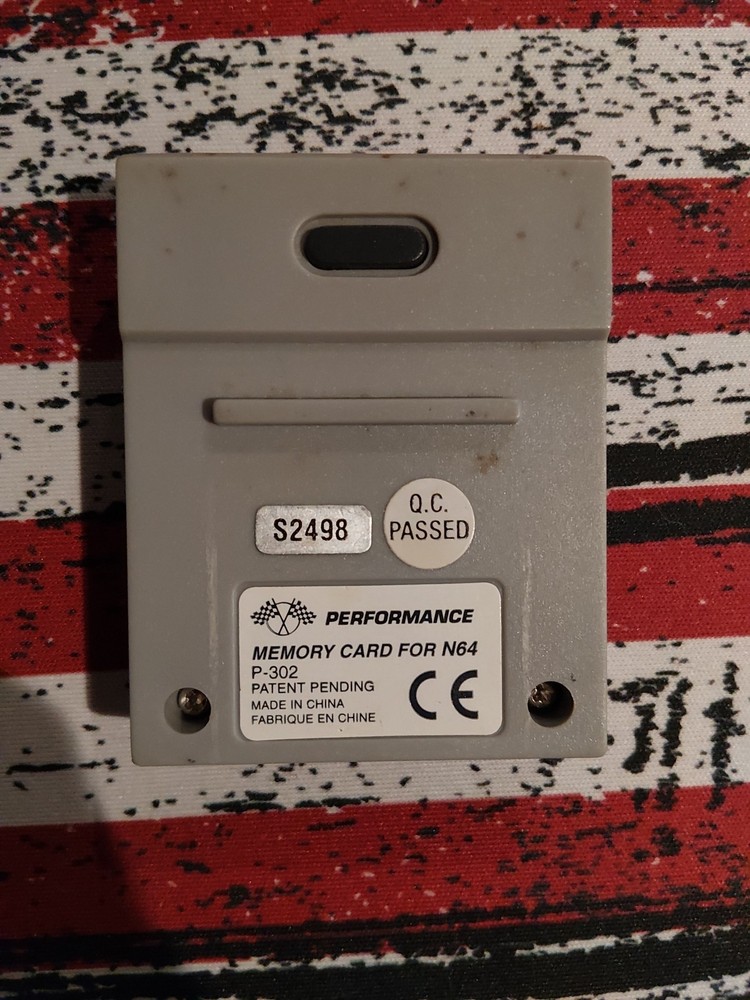 Untested Nintendo 64 Conroller Paks/memory Cards