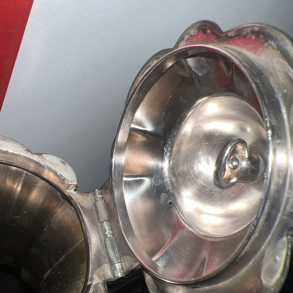 Reed & Barton Silver Coffee/Tea Set w/ Creamer, Sugar w/ lid