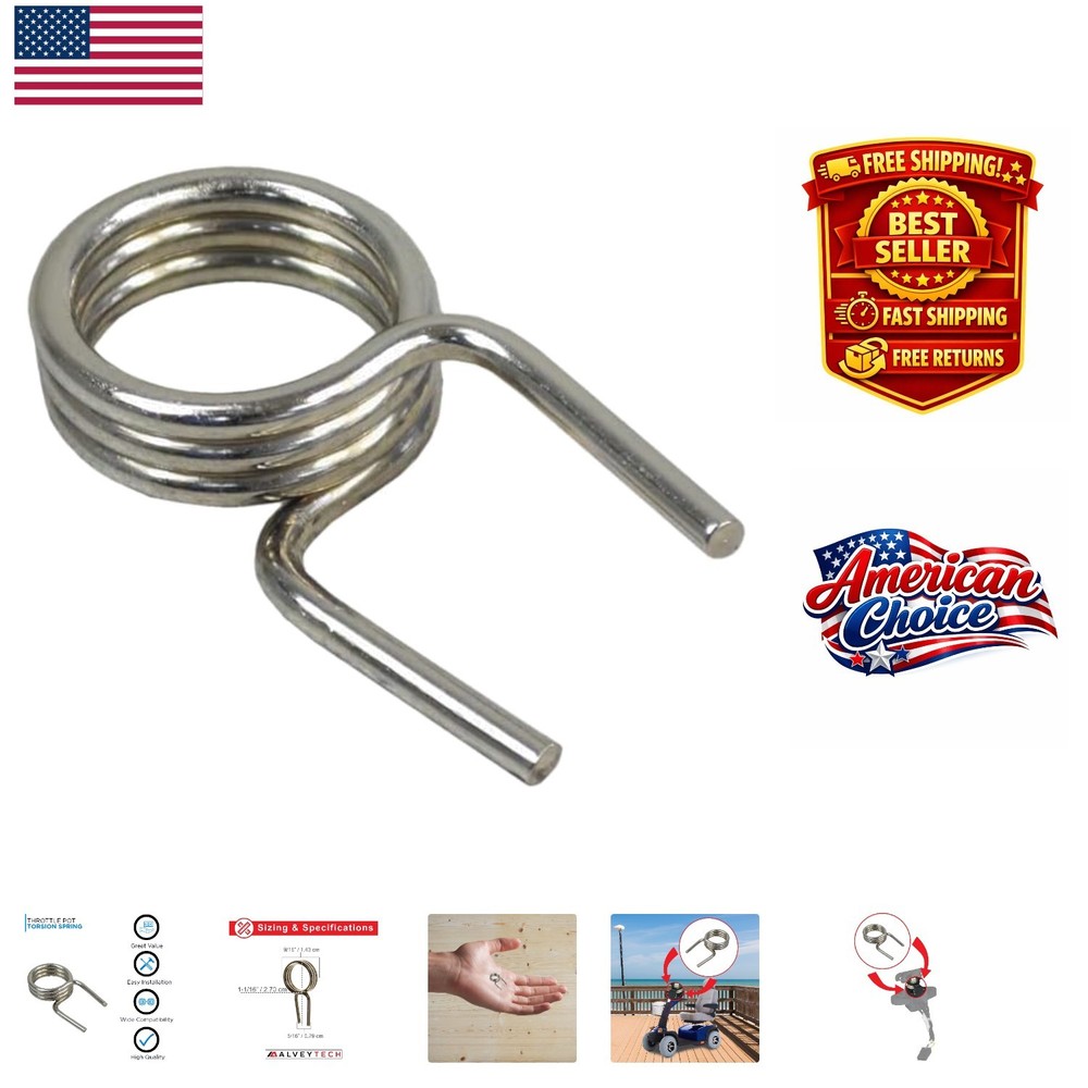 Lightweight and Essential Throttle Pot Replacement Spring for Mobility Devices