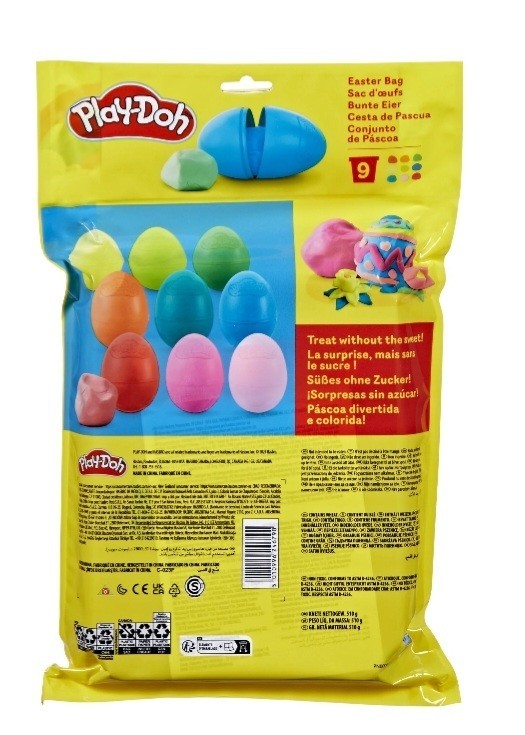 Play-Doh Easter Bag 9 Eggs Modeling Clay Set Multicolor 2023