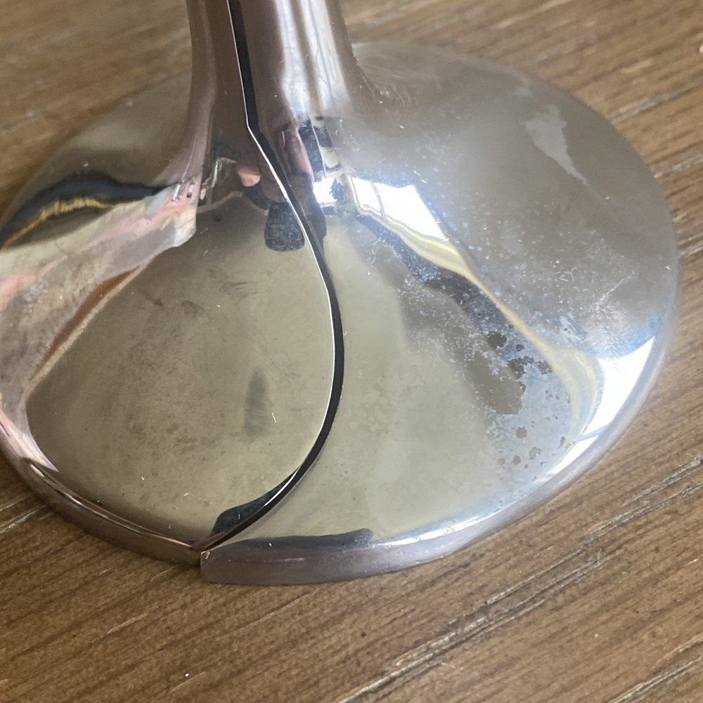 Silver Plated Heart Shaped Wedding/Anniversary Goblets/Toasting Glasses 2 in 1