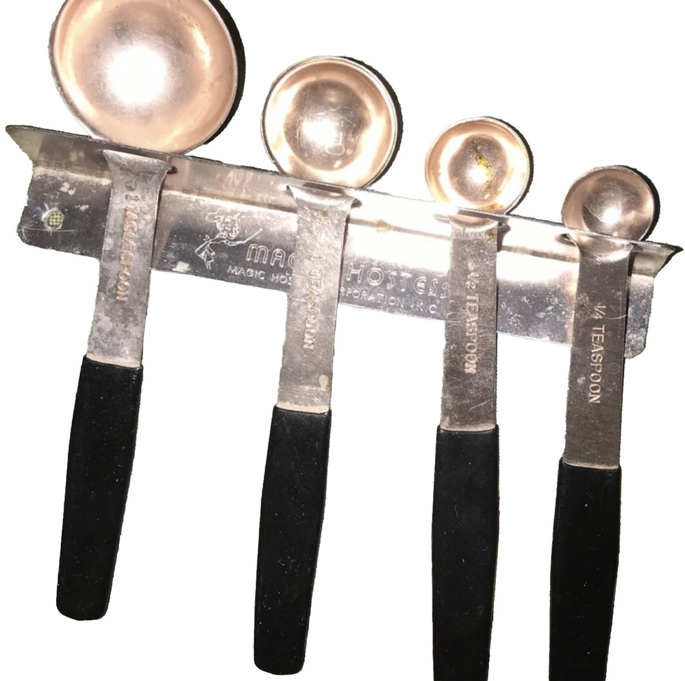Vintage Magic Hostess Copper Touch Measuring Spoon Wall Hanger