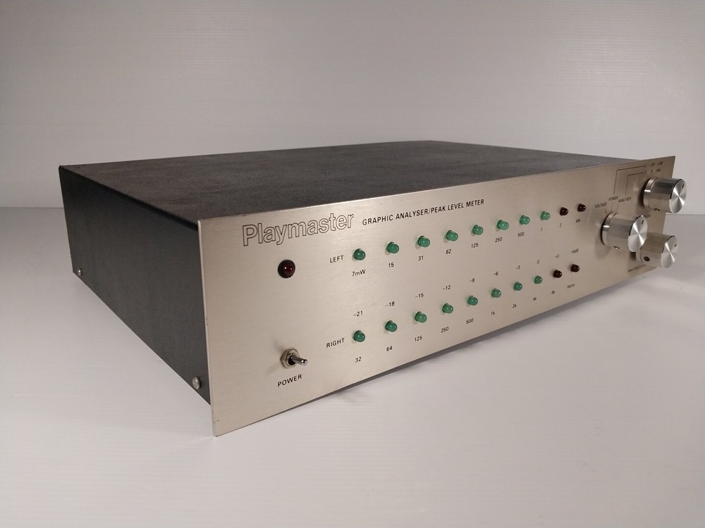Vintage Playmaster Graphic Analyser Peak Level Meter Analyzer