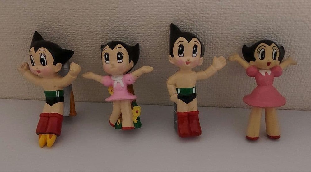 Osamu Tezuka Atom Uranium mini figure 4-piece set