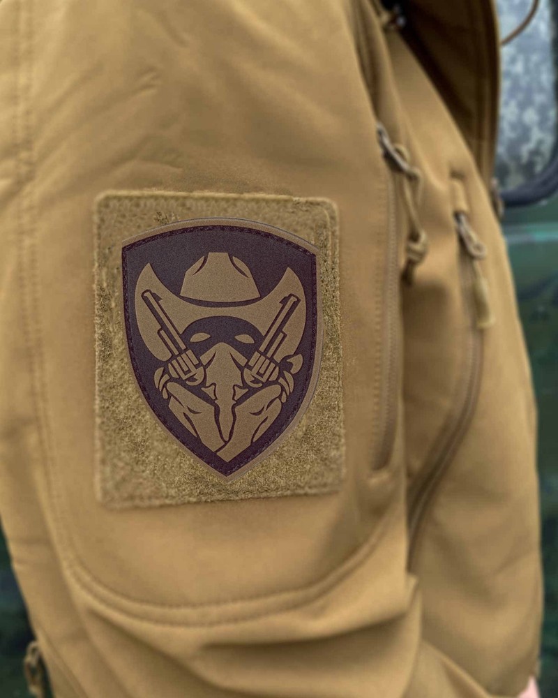 Cowboy Design PVC Patch - Hook and Loop - Tactical Morale Patch - Free Shipping