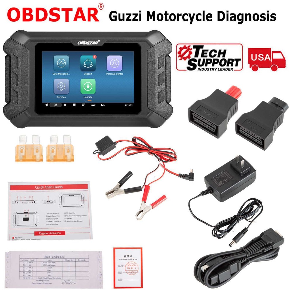 OBDSTAR iScan for Guzzi Motorcycle Diagnosis Scanner programming Read/Clear Code