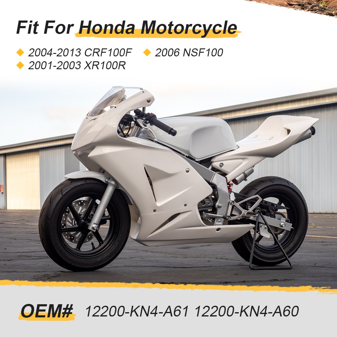 Cylinder Head For Honda 2001-2003 XR100R 2004-2013 CRF100F NSF100 12200-KN4-A61