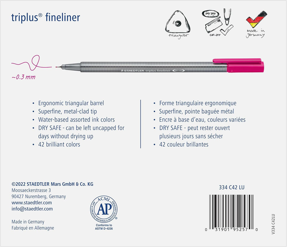 Fineliner Triplus 42Pcs
