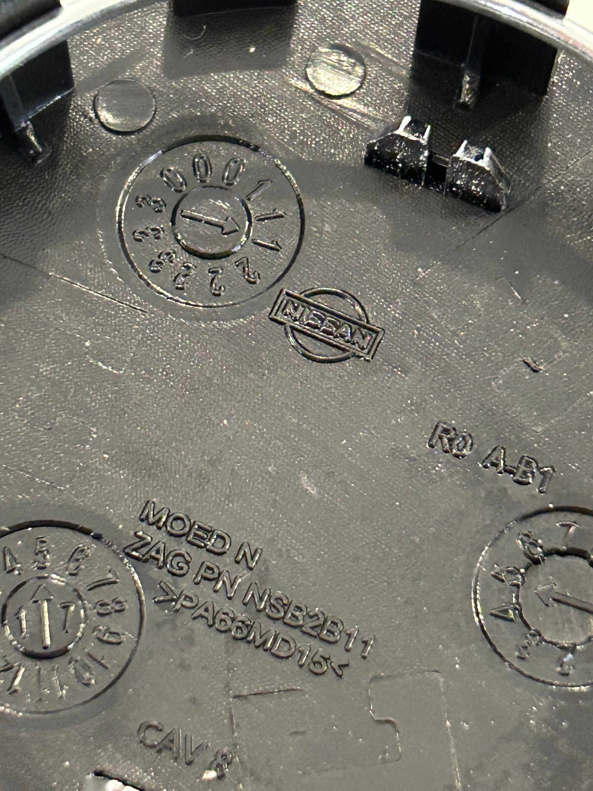 Set of 4 Black Nissan Wheel Center Cap 54mm for Altima Maxima Murano Versa Leaf