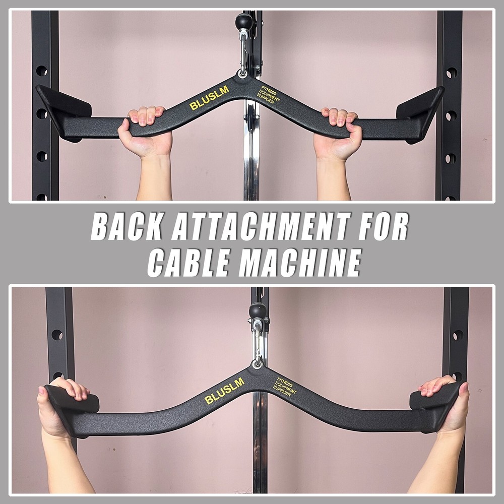 LAT Pull Down Bar for Cable Machine Pulldown T Bar V Bar Cable Attachments BL6P