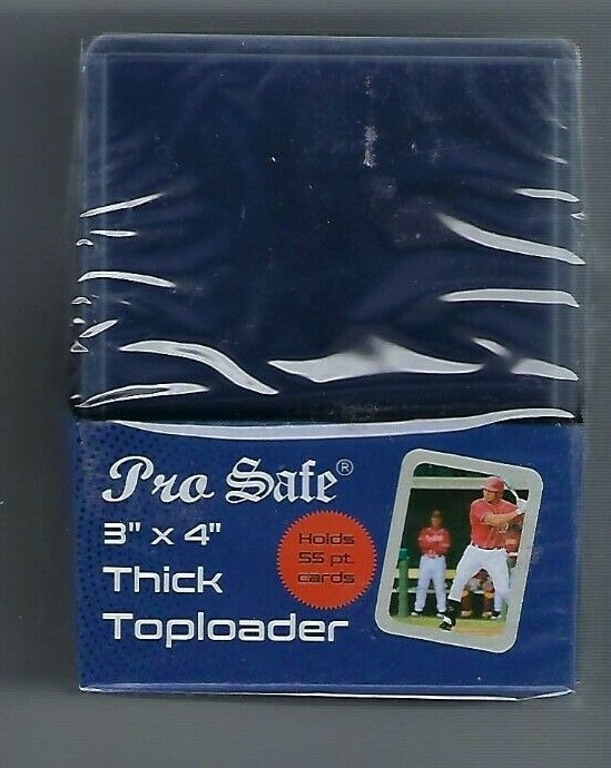 100 Pro Safe 55 Pt Sports Card Toploaders