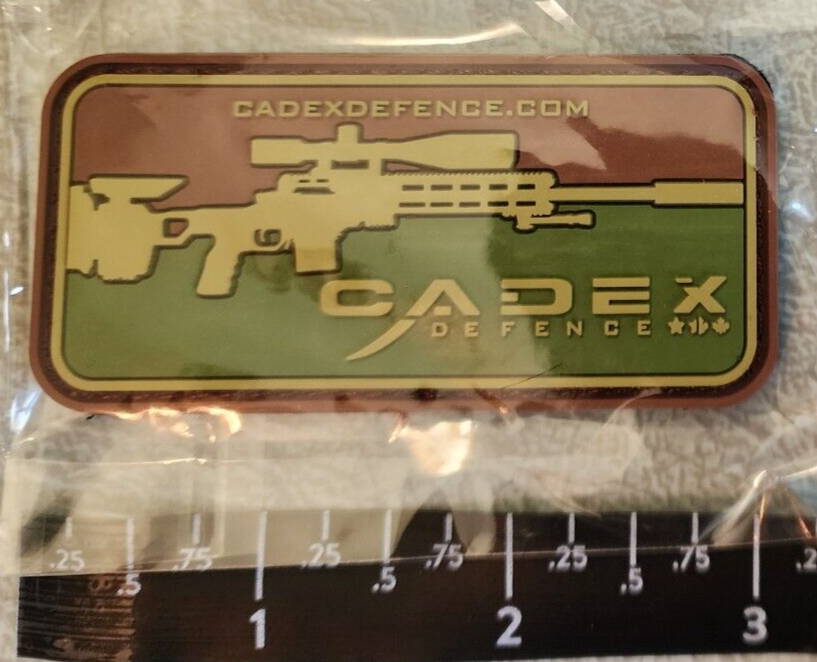 Cadex Defence PVC Rubber Hook Loop Morale Patch New Shot Show 2023