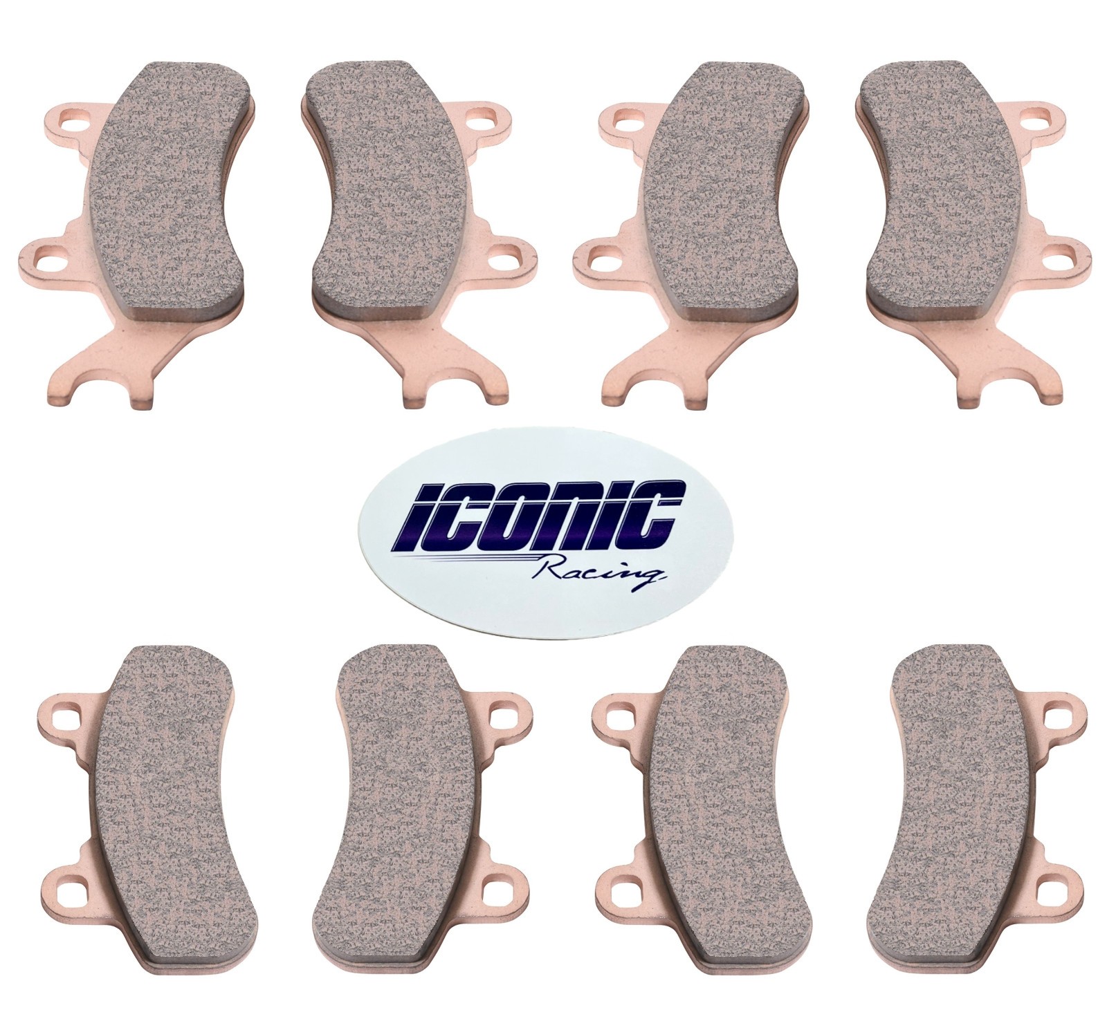 Front & Rear Sintered Brake Pads for Can-Am Maverick Trail Sport 700 800 1000 X3