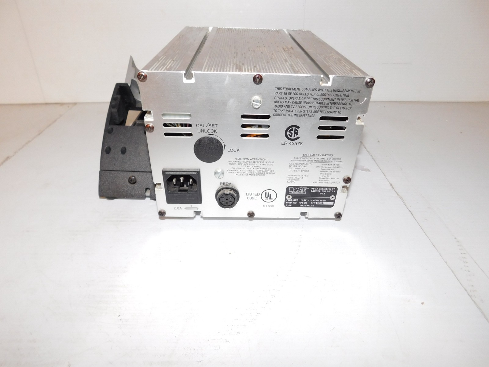 PACE MBT SENSATEMP MODEL PPS 85 (SML114)