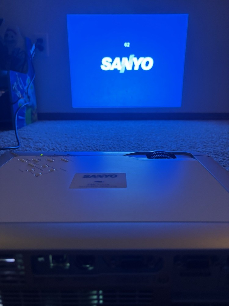 Sanyo Multimedia Projector Model PLC-XU73 W/ Case