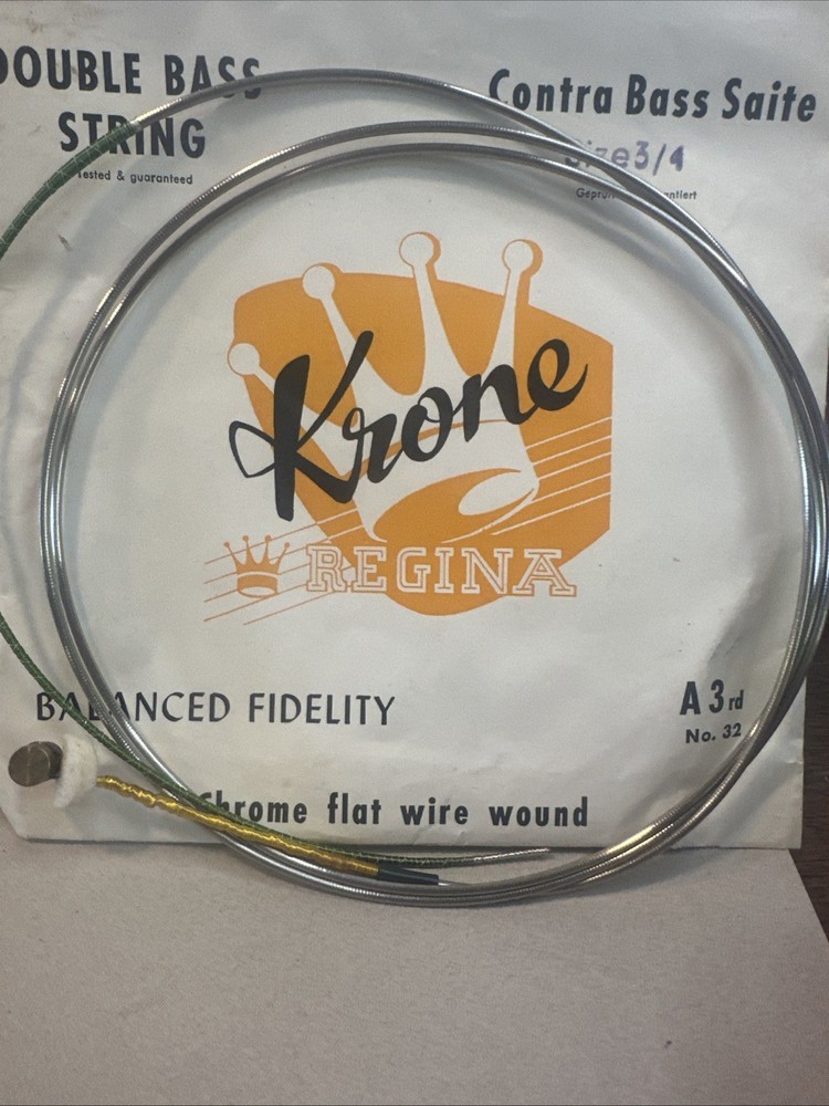 Double Bass Strings Krone Regina, G1, A3 Size 3/4