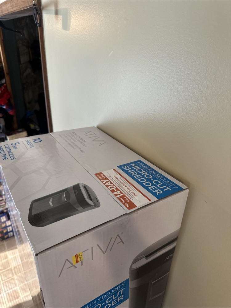 Ativa Maximum Security Micro-Cut Shredder 10MCO2