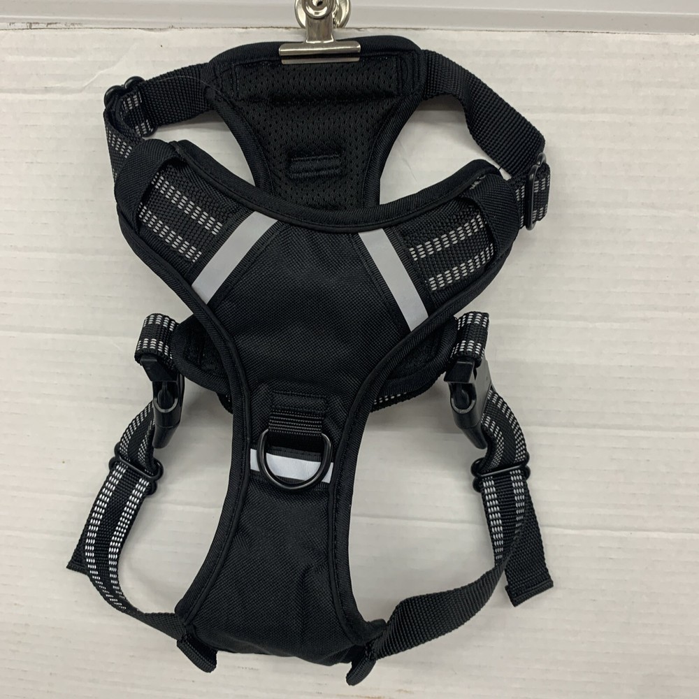 Gorilla Grip Dog Harness Black Lg No-pull Comfortable Durable